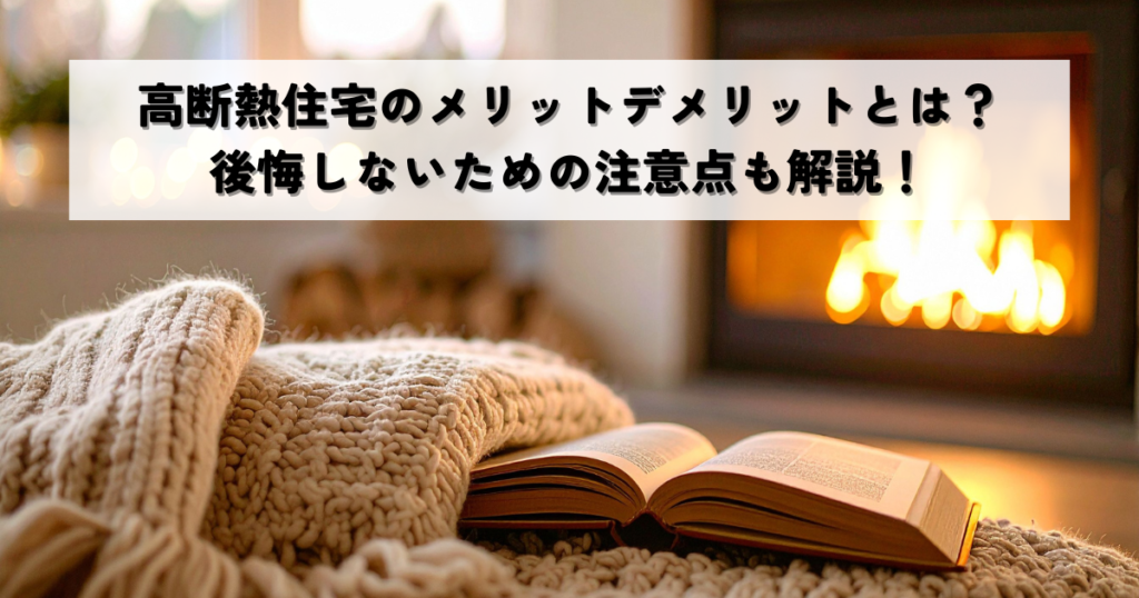 高断熱住宅のメリットデメリットとは？後悔しないための注意点も解説！