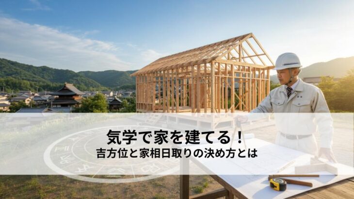 気学で家を建てる！吉方位と家相日取りの決め方とは