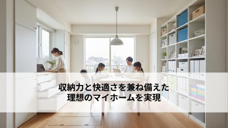 収納力と快適さを兼ね備えた理想のマイホームを実現