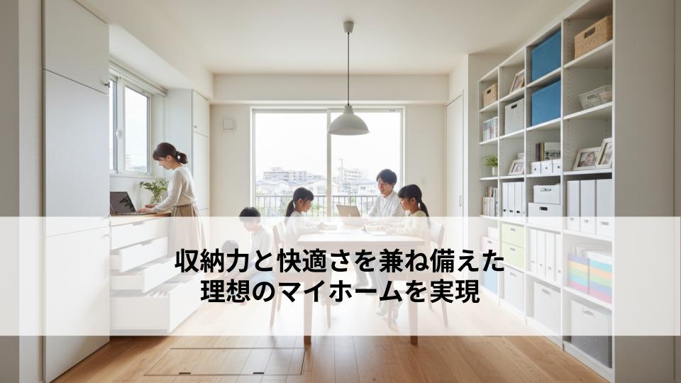 収納力と快適さを兼ね備えた理想のマイホームを実現