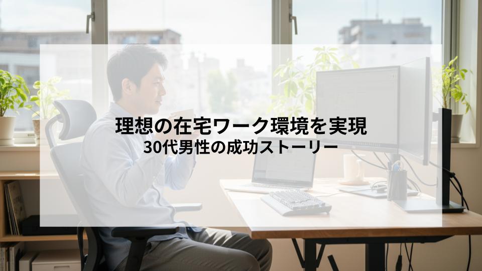 理想の在宅ワーク環境を実現した30代男性の成功ストーリー